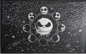 100 % Pumpkin Jack Moon Phases Tapestry