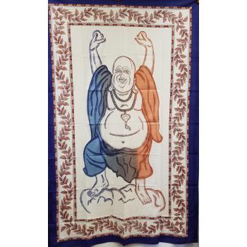 100 % Cotton Laughing Buddha Tapestry