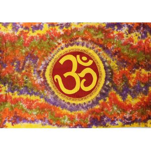 100% Cotton Tye Dye OM Tapestry