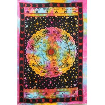 100 % Cotton Zodiac Signs Tapestry